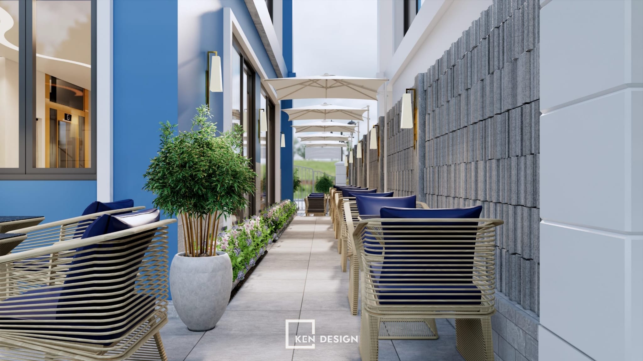 Thiết kế TAX Cafe tại Ocean Park